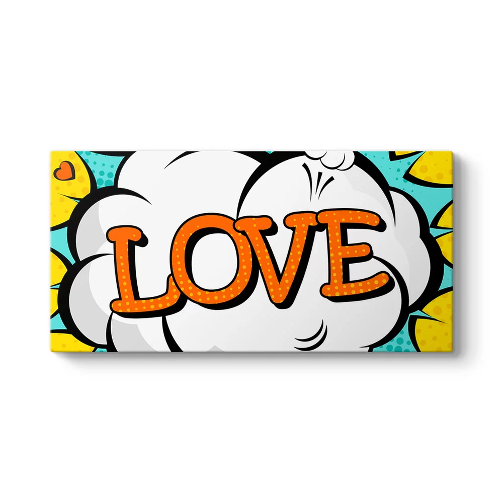 Popart Love Tablosu - Model 5
